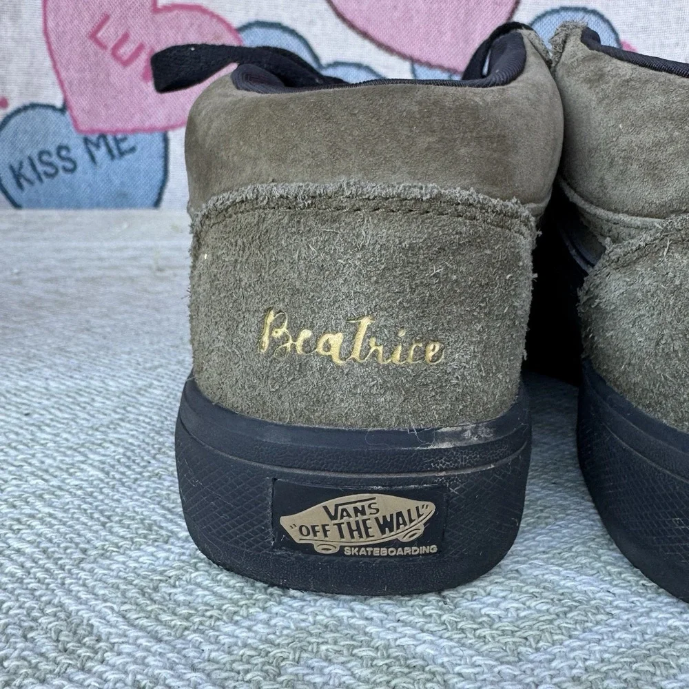 Size 6.5 - Vans Zahba Mid Beatrice Domond Dark Olive‎ Men's Shoes